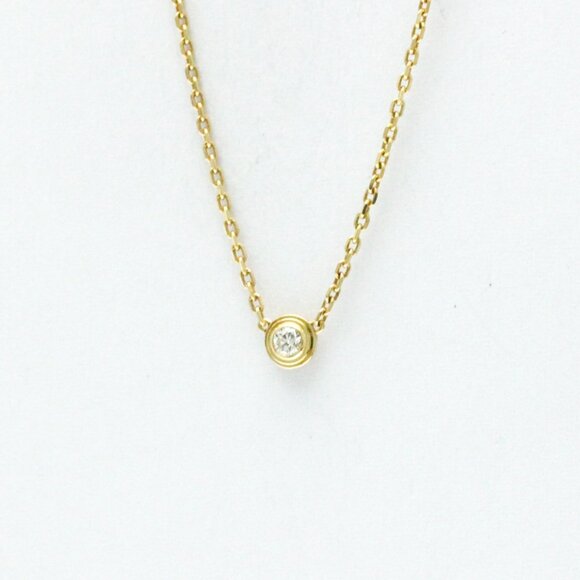 CARTIER 18k Yellow Gold Diamond Necklace - Picture 1 of 12
